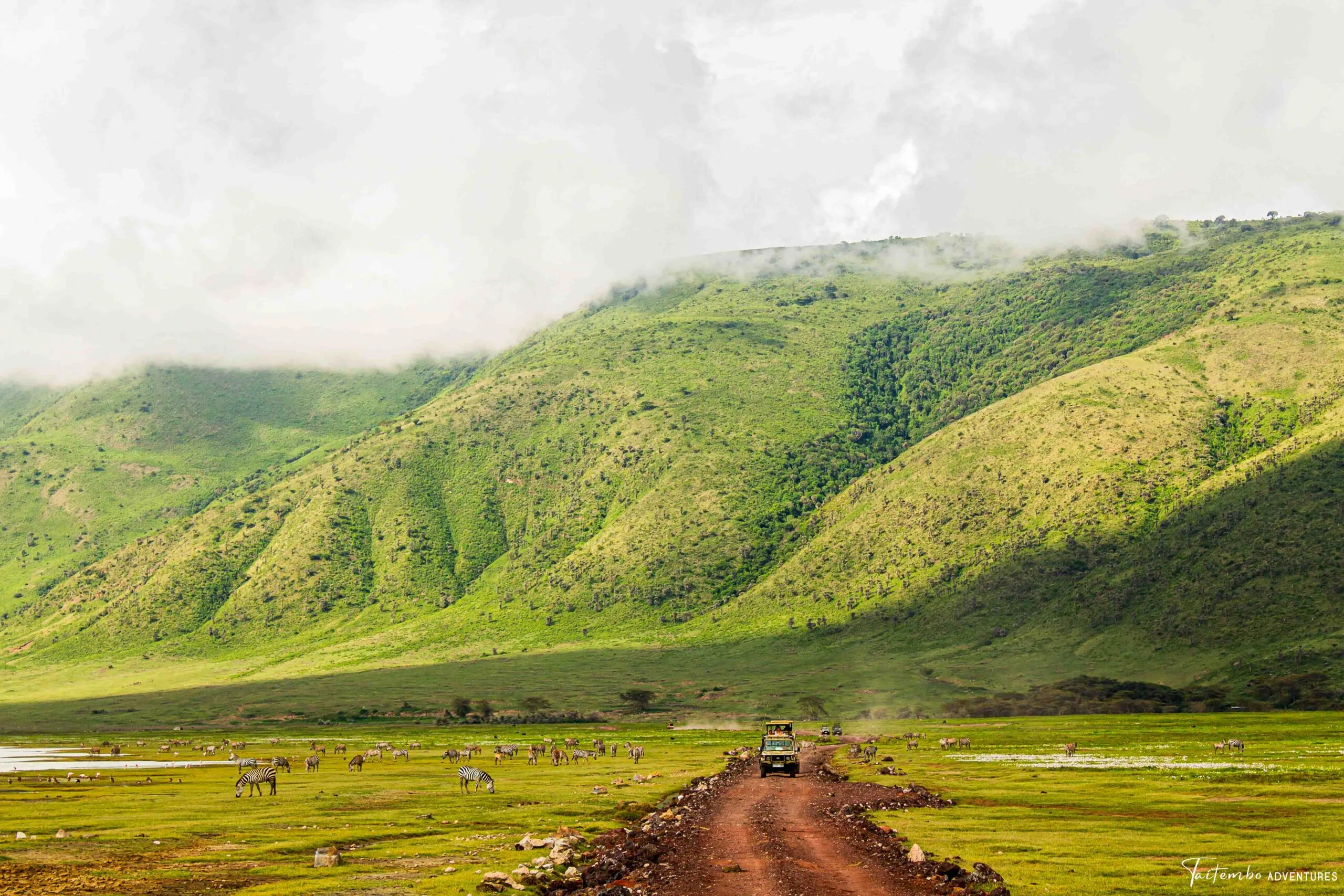 Ngorongoro Crater at golden hour — Tanzania, East Africa