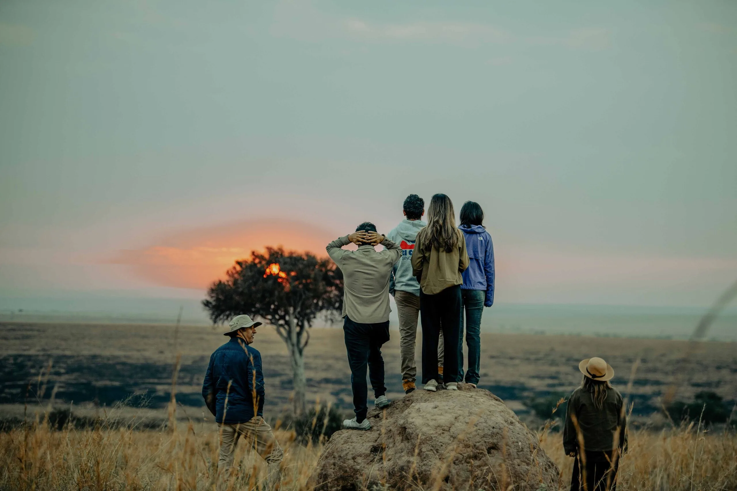 Magical sunrise over the Kenya plains